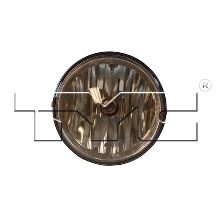 Tyc Tyc Fog Light Assembly, 19-5621-00 19-5621-00